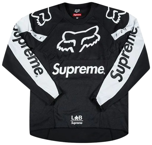 Supreme x Fox Racing Moto Jersey Top 'Black'