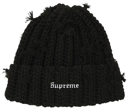 Supreme Hand Tied Beanie 'Black'
