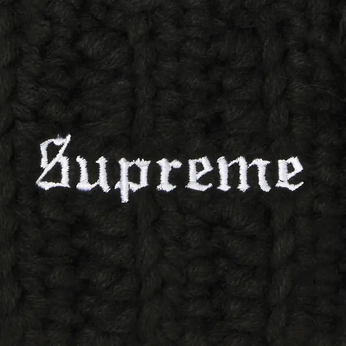 Supreme Hand Tied Beanie 'Black'