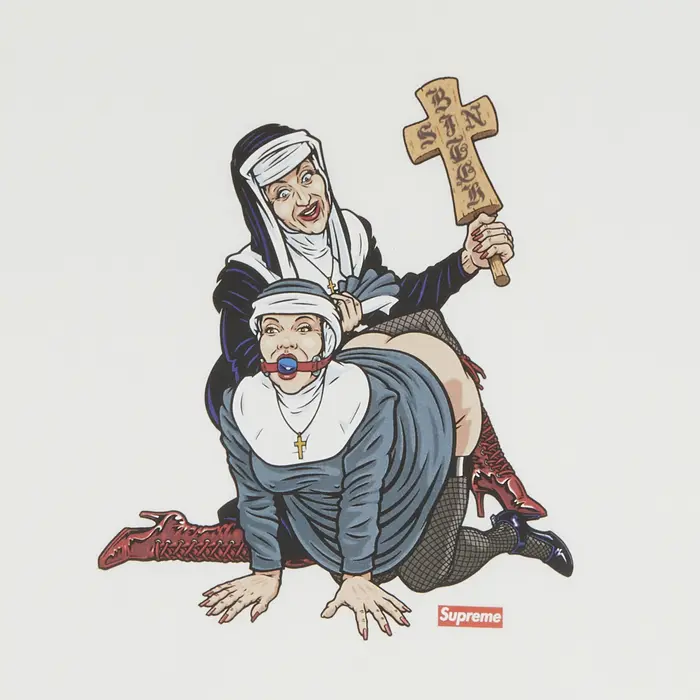 Supreme Nuns Tee 'White' 2022